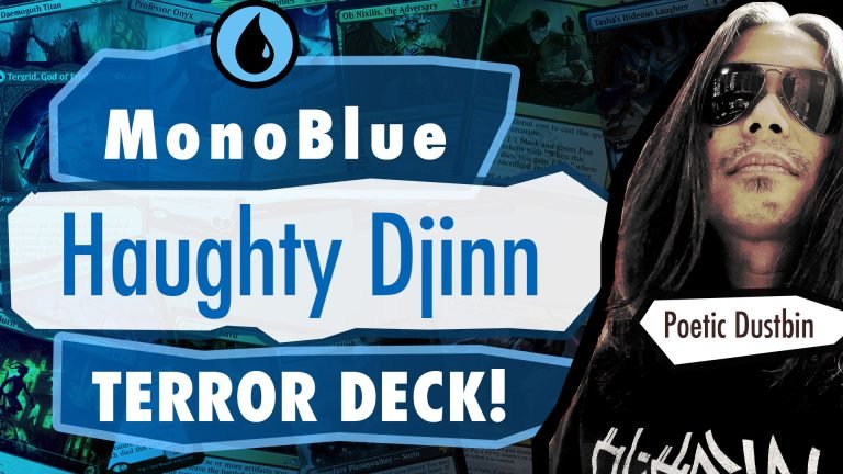 MTG Arena 2022 - Standard Mono Blue Haughty Djinn and Tolarian Terror Deck - they quit
